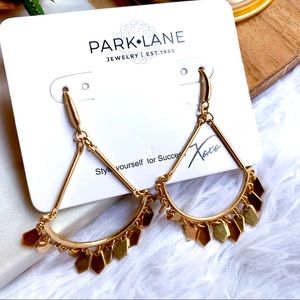 Earrings Gold Dangle Teardrop Napa Earrings by Park Lane # 13895